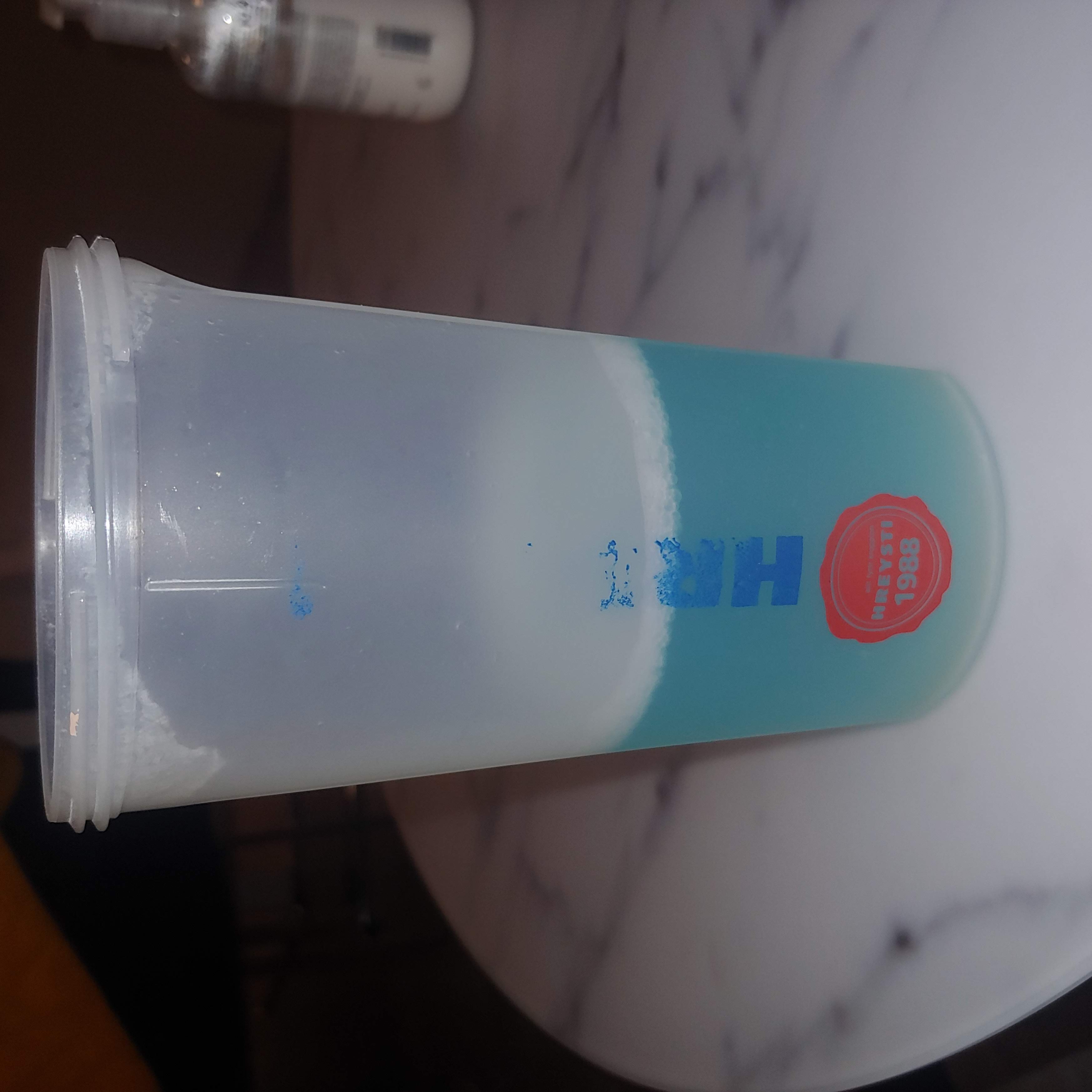 A glass of Cotton candy Amino energy.